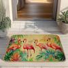 Christmas Fun Cat Welcome Door Mat, Non-Slip Front Doormat for Indoor Summer Porch Decor, Low Profile Entrance Rug for Home,