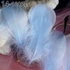 100pcs 6-12 Cm Natural Colourful Goose Feather Plume for Wedding Party Clothing Decoration DIY Craft Feathers