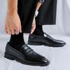 Fashion Luxury Brand Loafers for Men Leather Casual Shoes Italy Wedding Dress Business Office Shoes Pointy Men Formal Shoes Driving Shoe