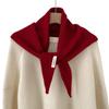 111Wool pure triangle scarf shawl women's new scarf minimalist light luxury high-end scarf