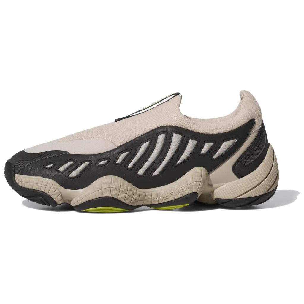 Adidas Intimidation Slip-On Versatile Fashion Durable Low-Top Retro Basketball Shoes Unisex Sneakers Beige JS0824