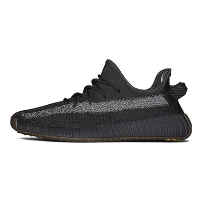 Оригинальные Yeezy Boost 350 V2 Cinder Reflective Спортивные Низкие Кроссовки для Повседневной Носки Унисекс Черный Белый FY4176-2020