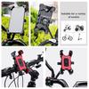 Motorcycle Phone Holder Auto Lock Handlebar Rearview Mirror Mobile Phone Mount Anti-slip Universal Motorbike Bicycle Cell Phone Holder