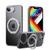 For Magsafe 360 Rotating Magnetic Case For iPhone 17E Stand Holder Clear Shockproof Protection Phone Cover For iPhone 17 E17e