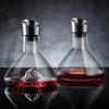 1pc Wine Decanter Creative Ice Mountain Waterfall Wine Decanter Modern Simple Premium Red Wine Decanter For Whiskey Brandy Scotch Bourbon Vodka Perfec