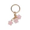 Брелок с цветущей вишней, простые цветы сливы, цветы, брелок для мобильного телефона, сумочка, украшение, подвеска, аксессуары