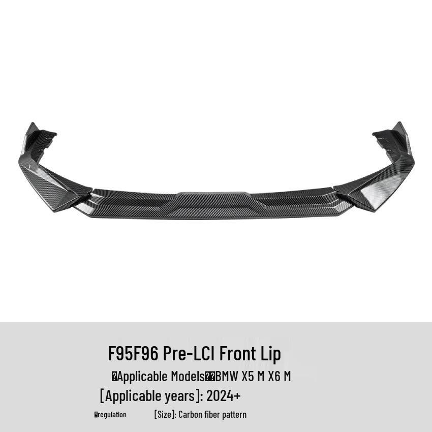 Комплект переднего спойлера-губы для BMW X5M F95 и X6M F96 LCI 2024+