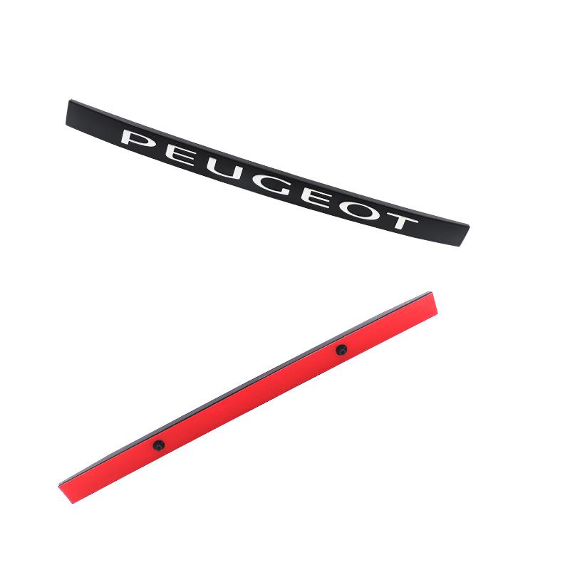 1pcs 3D Peugeot ABS Car Front grill Letter logo Car front hood Emblem Car Front emblem styling Accessories For 508