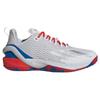 adidas Adizero Cybersonic White Blue Bright Red Мужские кроссовки Cloud-White Silver-Metallic IG9513
