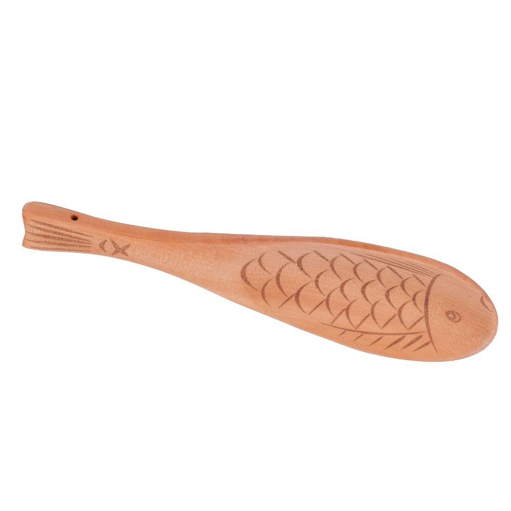 Wooden Rice Spoon Smooth Cooking Spoon Exquisite Food Ladle Dining Time