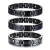 Magnetic Carbon Fiber Stone Couple Bracelet - Unisex 4-in-1 Design