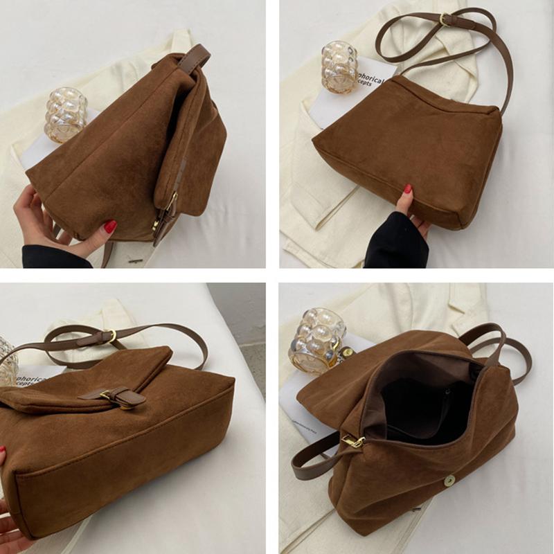 Модные сумки для женщин, замшевые сумки из мягкой искусственной кожи, дизайнерская роскошная сумка через плечо, женская сумка через плечо