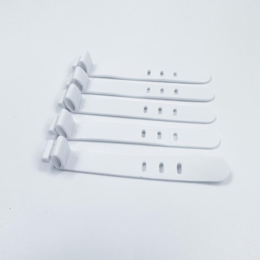 Silicone Organizer Winder Straps Headphones Soft Tape USB Wire Cable Tie Utensil Organize Storage Holder Earphone Clips