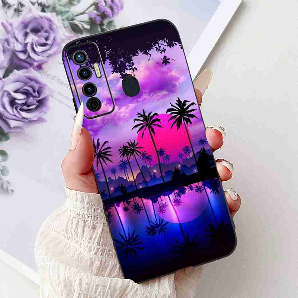 Cute Cat Cover For Tecno Camon 17 Case CG6 CG6j Silicone Soft Protection Shell For Tecno Camon 17 Camon17 Back Cover Casing 6.6"