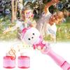 Cartoon Cute Pig Electric Bubble Gun Kids Toy Bubbles Machine Automatic Soap Blower with Light Outdoor Party Bubble House Gift