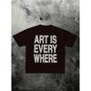 Men'S Graphic T-Shirt Featuring Art - Comfortable And Breathable Crew Neck Tee, Relaxed Fit Short Sleeve Shirt with Striking White Text on Black,
