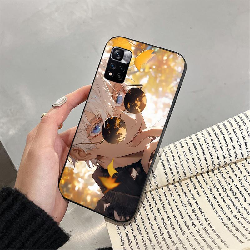 Чехол для телефона Jujutsu Kaisen Сатору Годжо для Xiaomi Redmi note 13 12 Pro 11S 11 10 Pro 10S 12S Redmi 10 9C 13C
