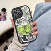 A-Ая O-Оосава K-Кога M-Мицуки Для чехла на телефон Для iPhone 16 15 14 13 12 11 Pro Max Plus Кожаная крышка