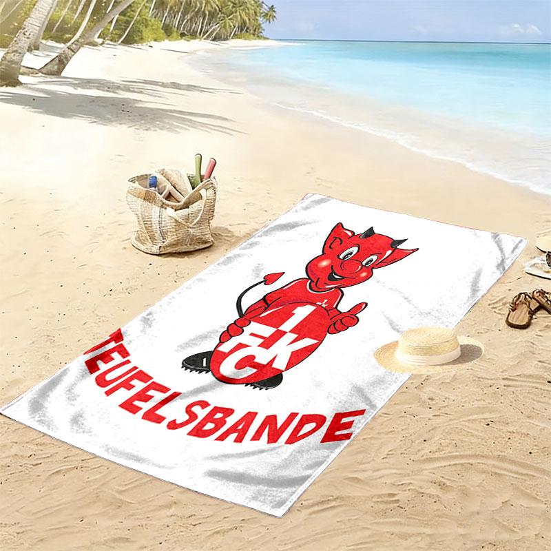 Kaiserslautern poster Beach Towel, Large Soft Quick Dry Towel for Beach Camping Swimming