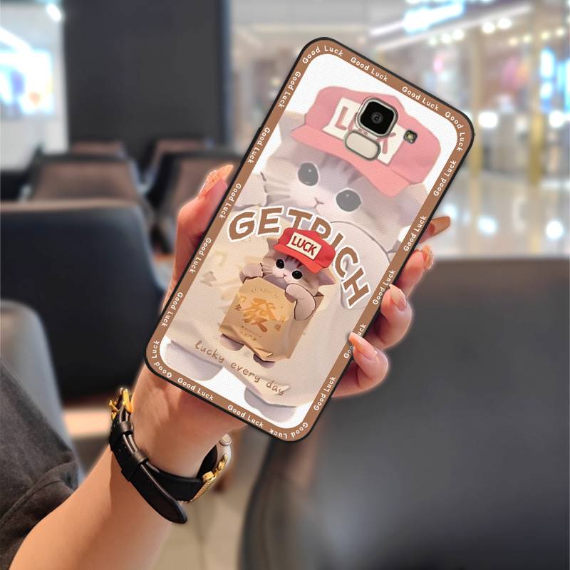 Противоударный Грязеотталкивающий Чехол для Телефона Для Samsung Galaxy J6 2018/SM-J600F Прочный Силиконовый Мультяшный Пыленепроницаемый Мягкий чехол