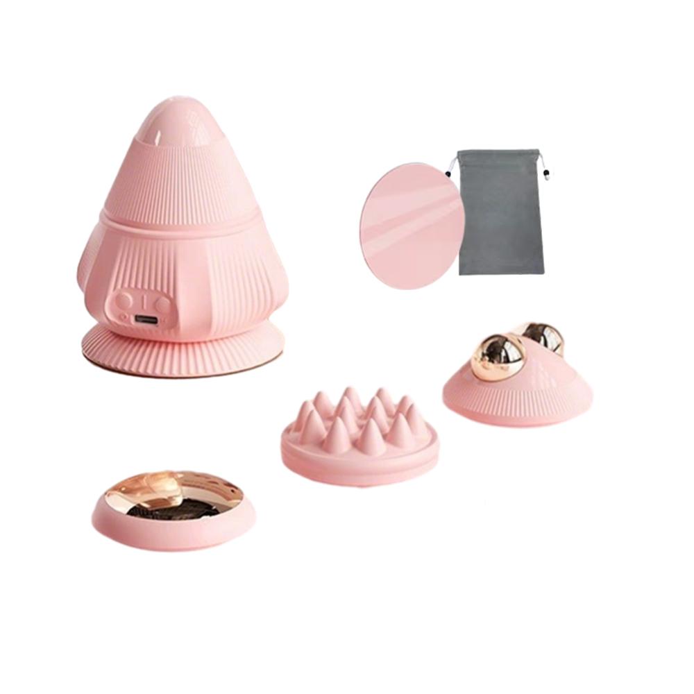 Многофункциональный электрический массажный мяч для тела 4-в-1, вибрационный фасциальный мяч, массажер для шеи, спины, талии, головы, расслабление мышц, masajeador