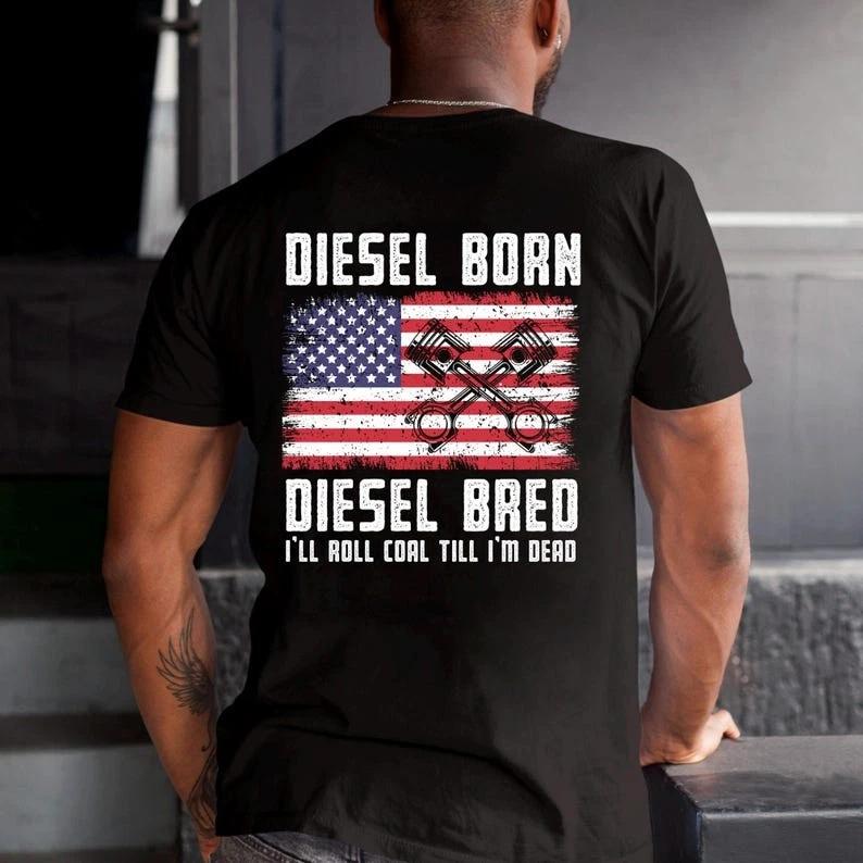 Рубашка механика | Футболка механика | Винтажная футболка механика USA Diesel Born