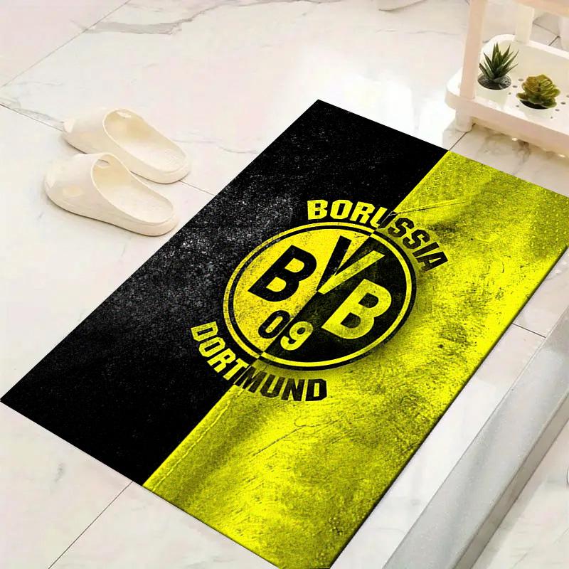 Ковер Borussia Dortmund для гостиной, спальни, дома, украшение дивана, нескользящий коврик для детских игр