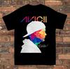 Коллекция Avicii Певец Короткий рукав Хлопок Черный Все размеры Унисекс Футболка MD38 Унисекс Футболка