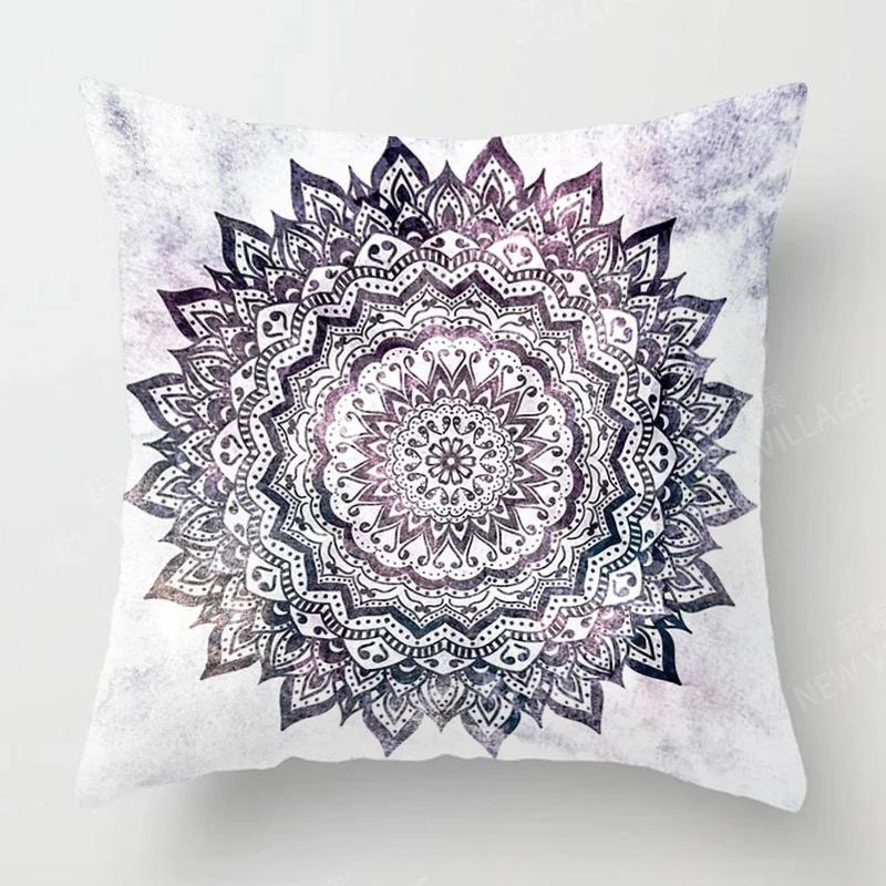 Осенний декор для дома осенняя гостиная наволочка для подушки диван бохо Чехол для подушки мандала 45x45см 45*45 50x50 60x60см 40*40 40x40см