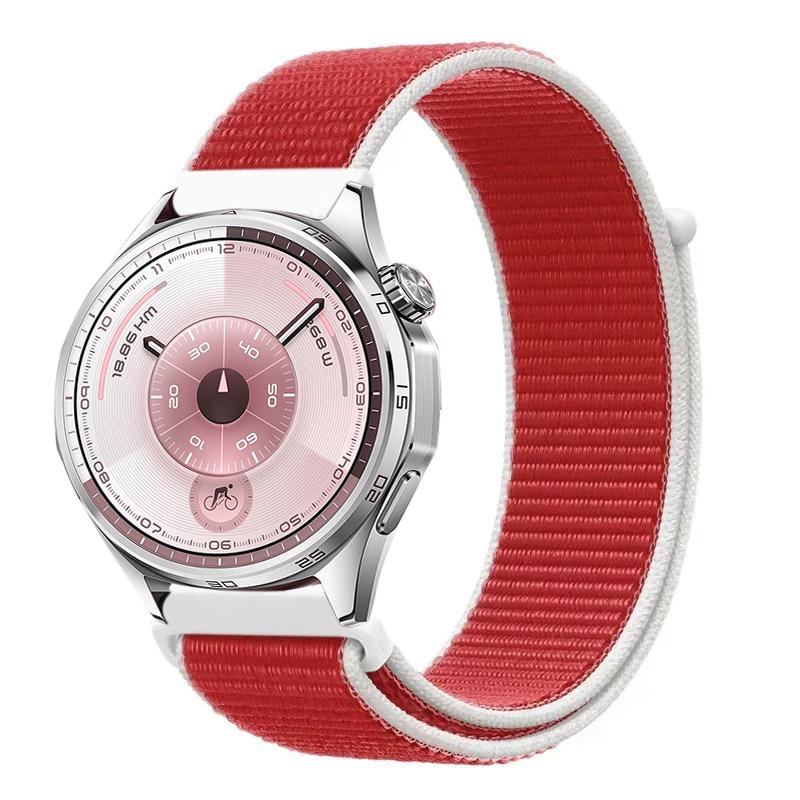22 мм 20 мм Нейлоновый ремешок для Huawei Watch 5 4 GT6 GT6 Pro GT5-4-3 46 мм Браслет в стиле флага Amazfit Bip 6 Active 2 Balance 2 Correa