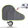 1pcs Universal Dustproof Waterproof Trailer Caravans Reflective Protector Hitch Coupling Cover Lock With Ball Edge Tow Cove D0e6