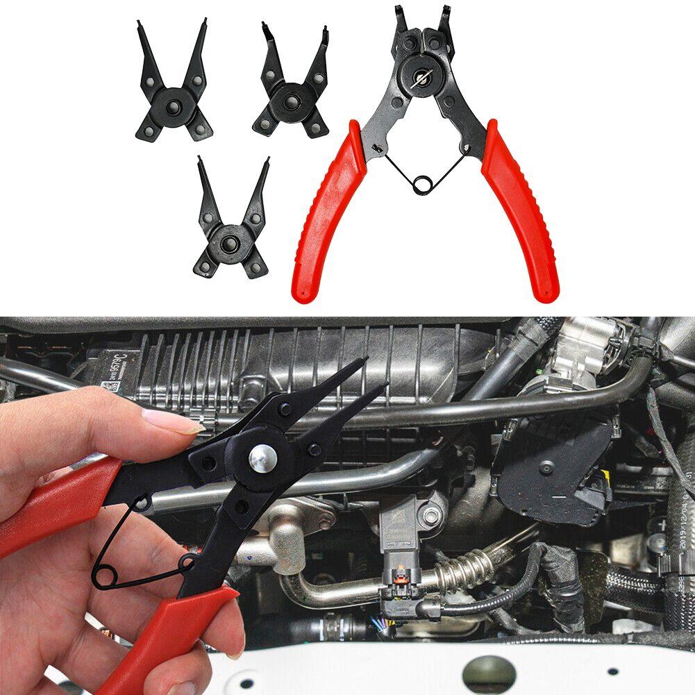 Абсолютно новый хороший эффект прямые головки автозапчасти градус изогнутая головка комплект плоскогубцы стопорное кольцо инструмент водонепроницаемые автомобильные аксессуары