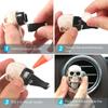 Skull Car Air Freshener Vent Clip Creative Ornament Halloween Car Air Vent Resin Decoration Skull Head Cover Car Decorative