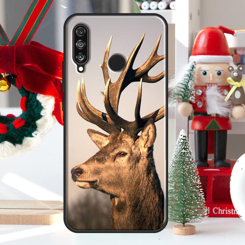 Животное Олень Северный олень Для Huawei Nova Y73 Y60 Y70 Y90 Y72 Y61 Y91 7i 8i 11i 12i 12s 9 10 SE P20 P30 P40 Lite Чехол