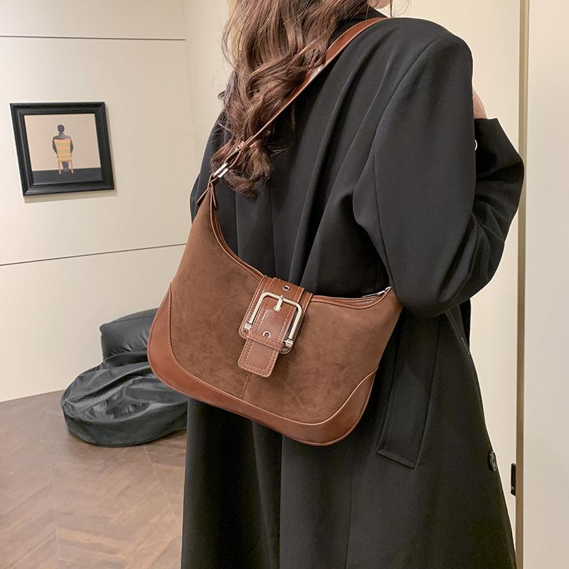 Женская осенне-зимняя новая ретро матовая кожаная простая переносная косая сумка-слинг через плечо