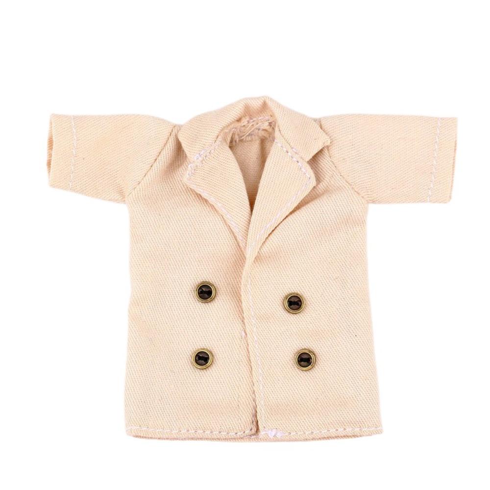 Long Coat OB11 Windbreaker Coat Warm Clothing Doll Clothes DIY Toy Doll Coat Jackets  Kids Gift