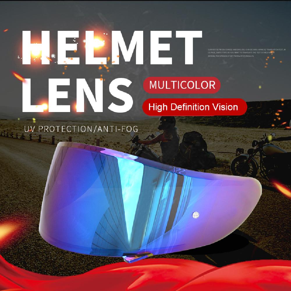 Motorcycle Anti-UV Anti-Scratch Wind Shield Helmets Lens Visor Replacement for