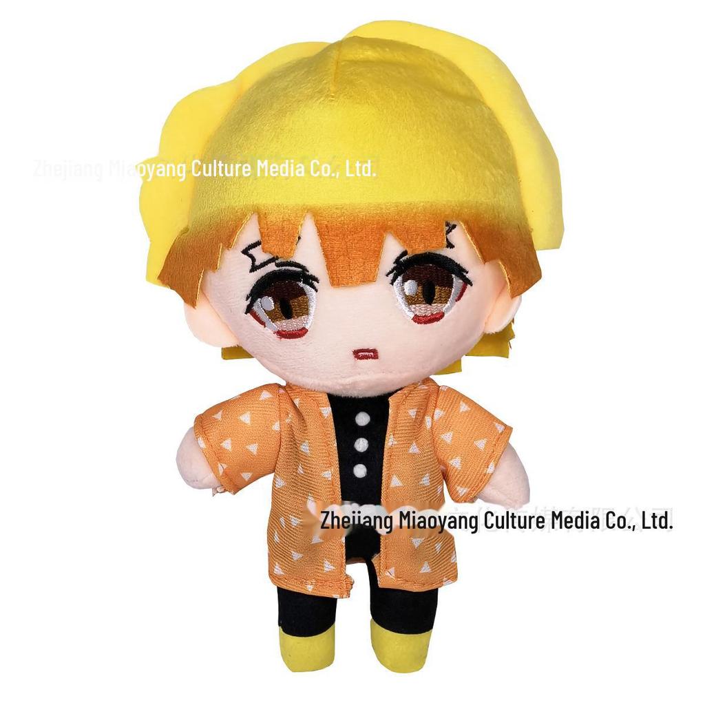 Убийца демонов: Набор плюшевых кукол Kimetsu no Yaiba с участием Танджиро, Незуко, Зеницу, Иноске, Томиока и Гиюу.