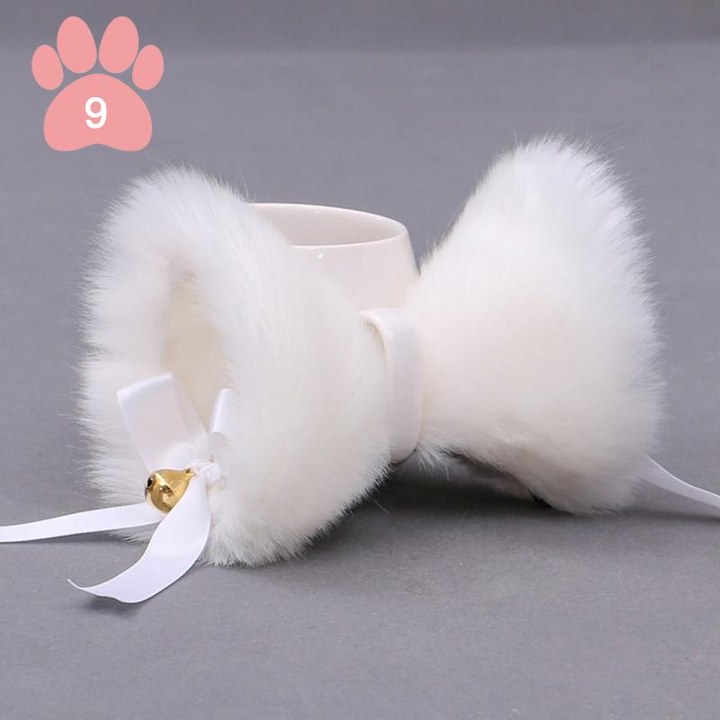 Заколка для волос в виде кошачьих ушек, пушистая плюшевая заколка для косплея, аксессуар для костюма для вечеринки