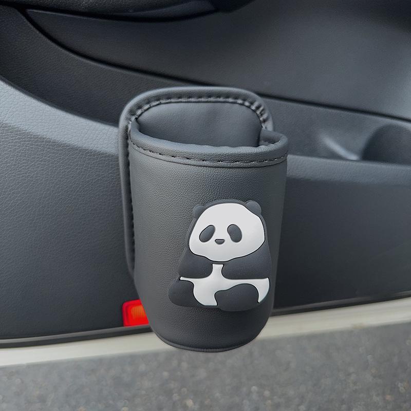 Car Seat & Door Cup Holder: Fixed Backrest Storage & Side-Mounted Drink Holder