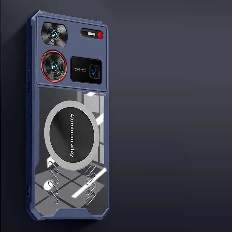 Охлаждающий рассеивающий тепло прозрачный чехол для телефона ZTE nubia Z60 Ultra Z50S Pro для Magsafe Магнитный чехол Magsafe для Nubia Z50 Ultra Z30 Z40S Pro