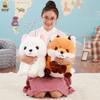 Long Tailed Fox Plush Toy Cartoon Stuffed Animal Doll Decorations Gift Kids