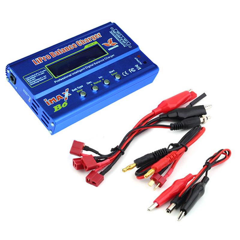 Idealhere iMAX B6 LCD Lipo NiMH Батарея Интеллектуальное зарядное устройство с Т-образным разъемом