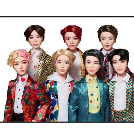 BTS Официальный набор из 7 модных кукол от Mattel