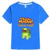 Детская футболка My Singing Monsters, короткие топы из 100% хлопка, футболка с аниме, одежда для мальчиков и девочек y2k, летние футболки с принтом, детская одежда