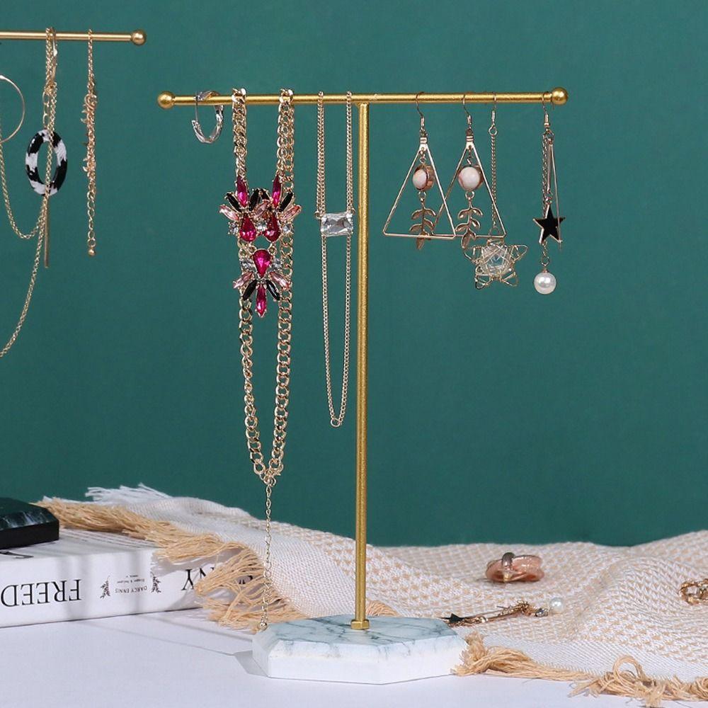 Держатель кронштейна Подставка для ювелирных изделий Подставка для хранения сережек Подставка для ожерелья Держатель