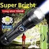 Super Ultra Powerful Flashlight USB Rechargeable LED Flashlights 5 Modes Zoomable Lamp Outdoor Camping Fishing Light