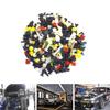 200Pcs Universal Mixed Color Car Fastener Bumper Door Panel Clips Rivets for Trains
