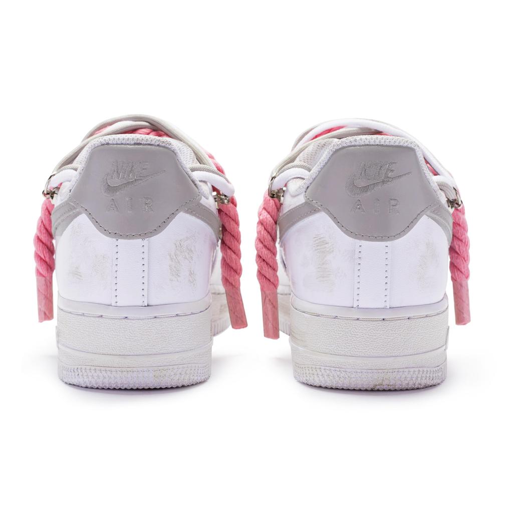 Nike Air Force 1 07 Air Force 1 T10 Низкие Скейтбордические Кроссовки Мужские Белый Серый CW2288-111(TeamR-T10S-BOX)