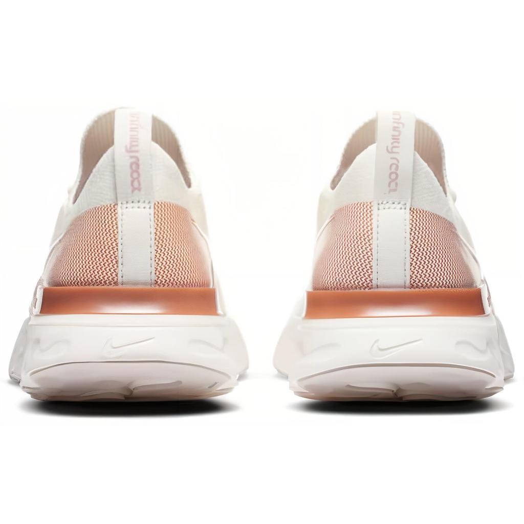 New Nike React Infinity Run Flyknit Sail Metallic Copper Women's CD4372-103